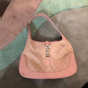 Rare pink Gucci Jackie O bag